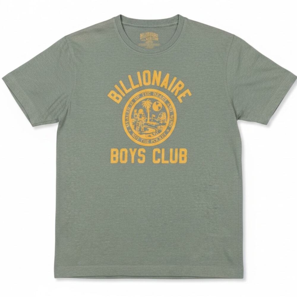 Billionaire Boys Club Tee Green Wealth Heart & Mind T Shirt Medallion Medium